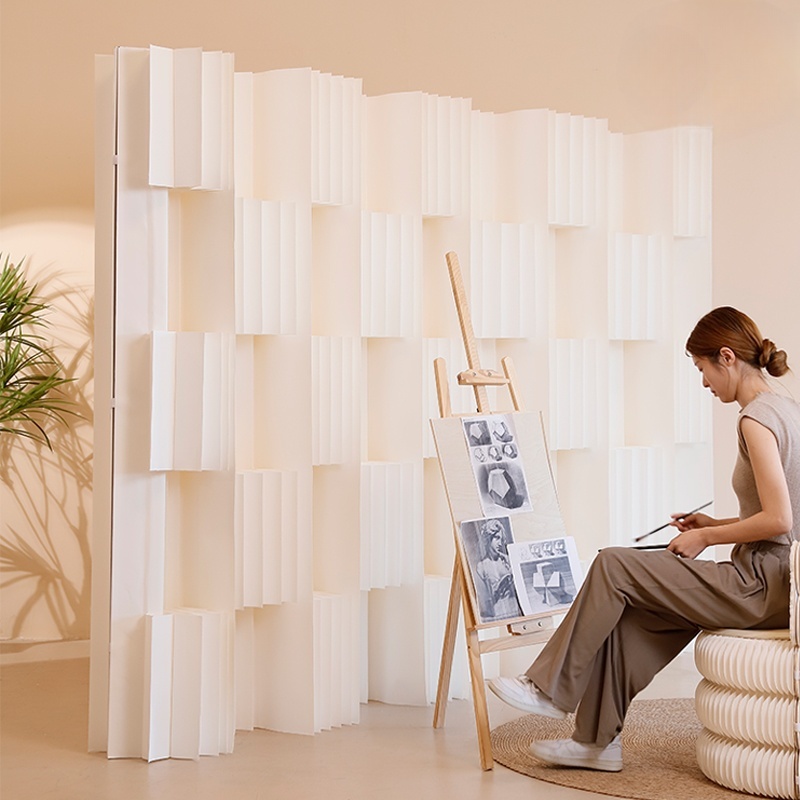 Office Furniture Wholesale - オフィス間仕切り、宜城ビューティー卸売紙製壁仕切り、創造的なアコーディオン式ルームパーティション、スタイリッシュなディスプレイスクリーン