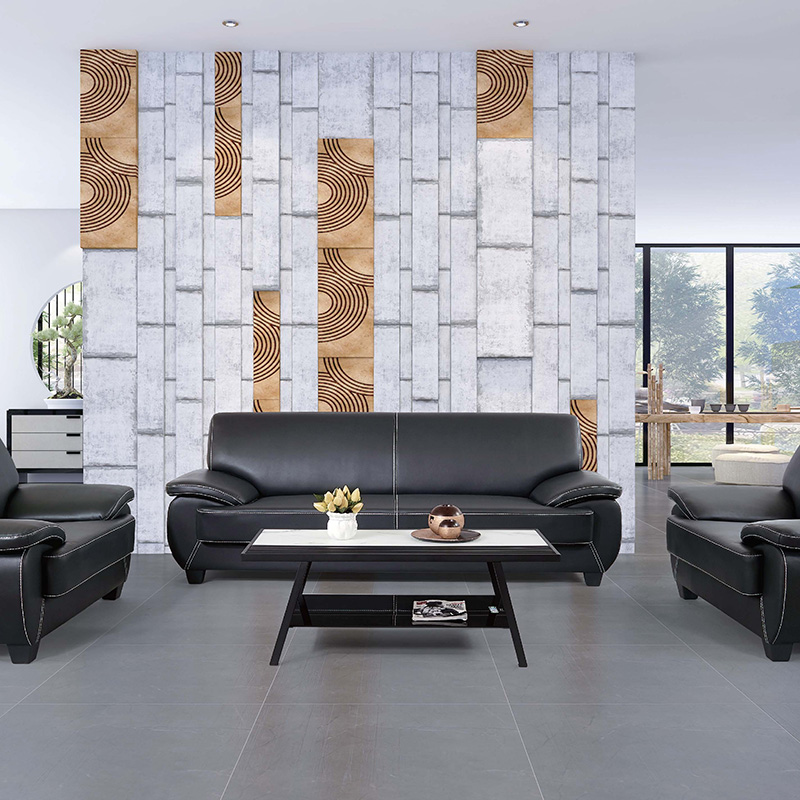 Office Furniture Wholesale - 卸売家具 モジュール式レザー ビジネス会議用レセプションソファ レザーオフィスソファ