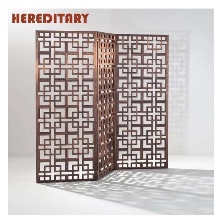 Partition Screen Divider - オフィス間仕切り、可動式折りたたみルームディバイダースクリーン、レーザーカット装飾メタルパーティションウォールシステム