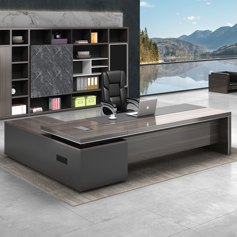 Xh Office Furniture - オフィスはシンプルでモダン、一人用コンピューター、エグゼクティブ、CEO、マネージャー向けのデスクと椅子のセットです。