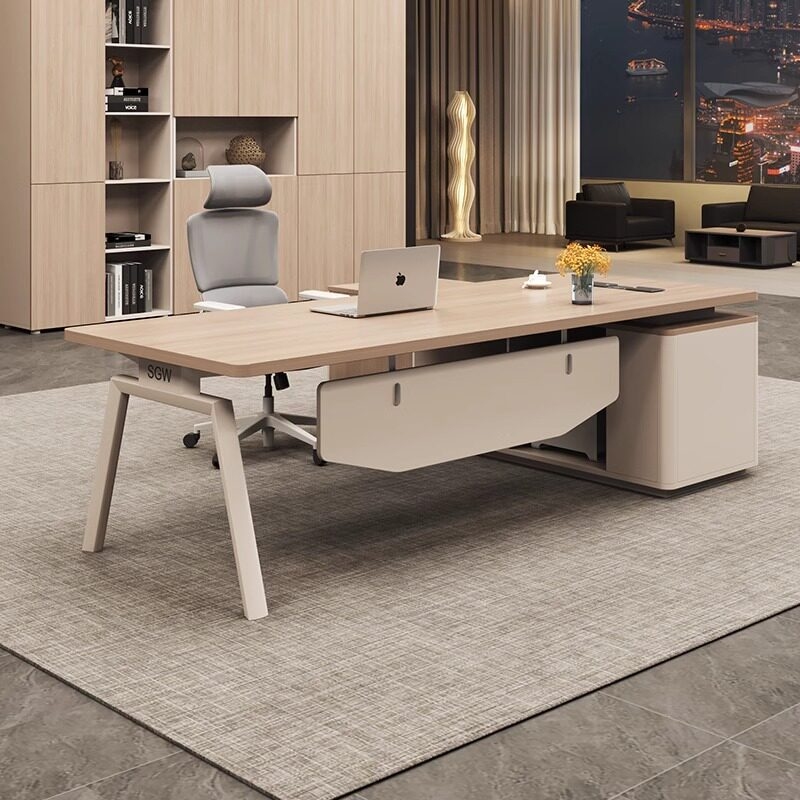 Xh Office Furniture - シンプルモダンな椅子セット、一人用オフィス家具、大型エグゼクティブデスク、スーパーバイザーデスク、管理用デスク