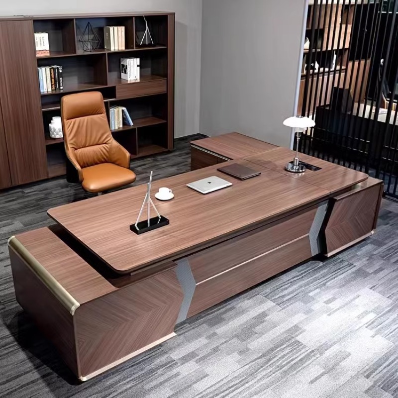 Office Furniture Rental - 在庫ありスタンディングオフィスデスクエグゼクティブボスマינ​​マリスト高品質オフィスデスクモダンヨーロッパエスクリトリオオフィチーナ家具