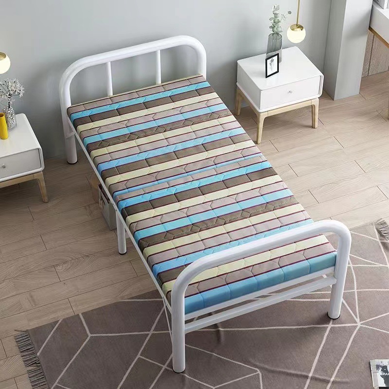 Office Furniture Rental - 折りたたみベッド シングルランチブレイクベッド 家庭用シンプルエスコートベッド オフィスレンタルルーム昼寝用 ダブルキャンプベッド 卸売