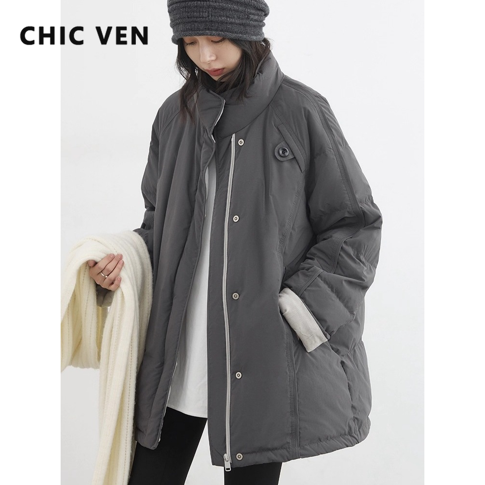 Coat Rack Standing - CHIC VEN 新作 レディース 90% ホワイトダックダウンコート