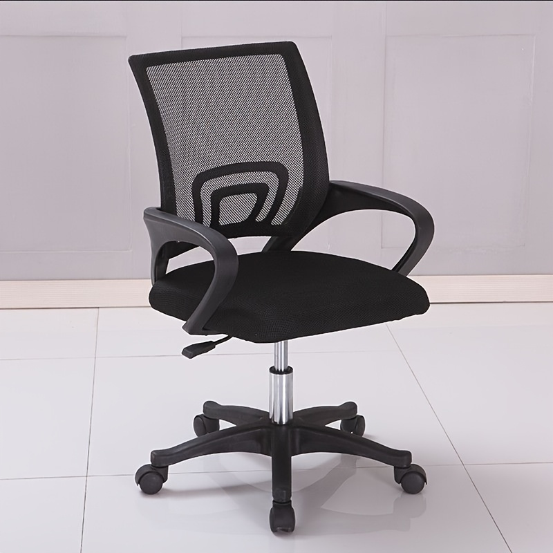 Task Chair Mid Back - オフィスチェア1個、人間工学に基づいたコンピュータチェア、回転式スクロールグリッドタスクゲーミングチェア、ミッドバック調節可能なテーブルと椅子