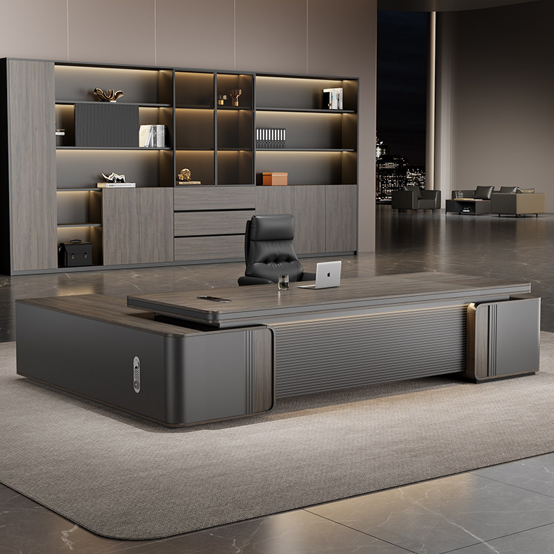 Xh Office Furniture - 軽やかな高級感と高級感のあるオフィス家具、漆塗りのテーブルトップ、エグゼクティブ、シンプルモダンなデザイン、CEOデスク、マ