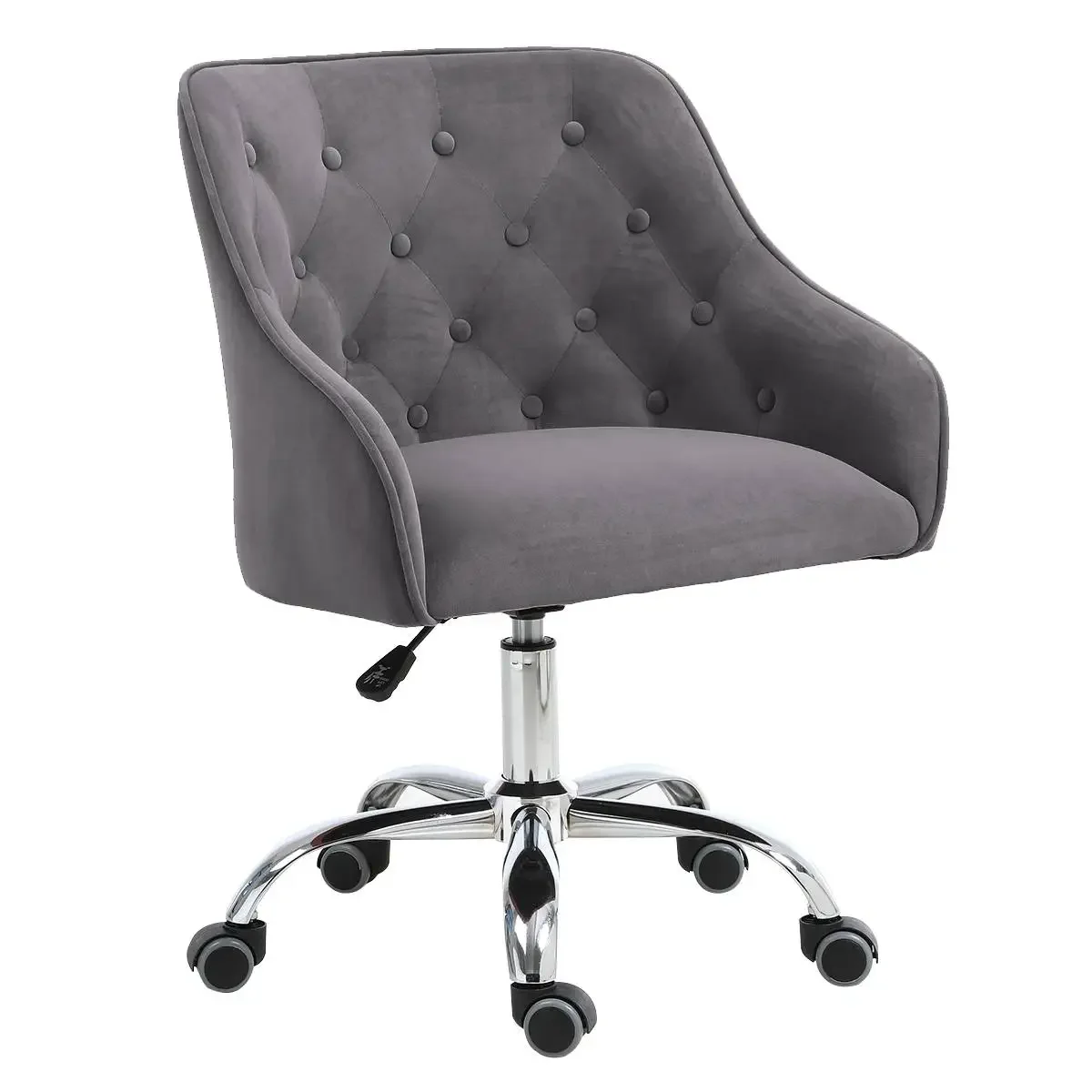 87 センチメートルベルベットオフィスチェアデスクチェアミッ - Task Chair Mid Back のレビューと価格