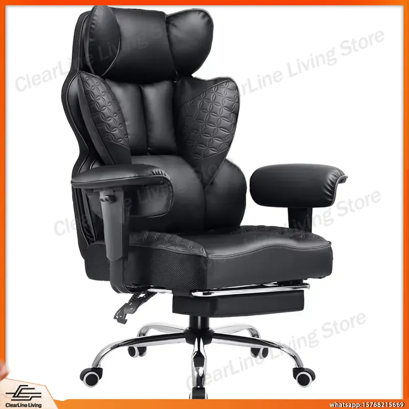 大型で背の高いオフィスチェア、耐荷重400ポンド、人間工学に - Office Furniture Rental のレビューと価格