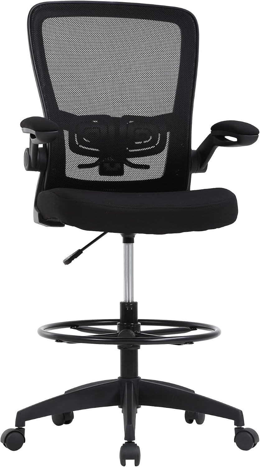 BestOffice製図用チェア、背の高いオフィスチェア、高 - Task Chair Mid Back のレビューと価格