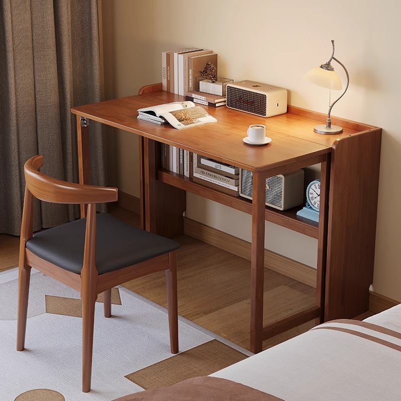 無垢材折りたたみデスク 小さなアパート シンプルな学習机 自 - Office Furniture Now のレビューと価格