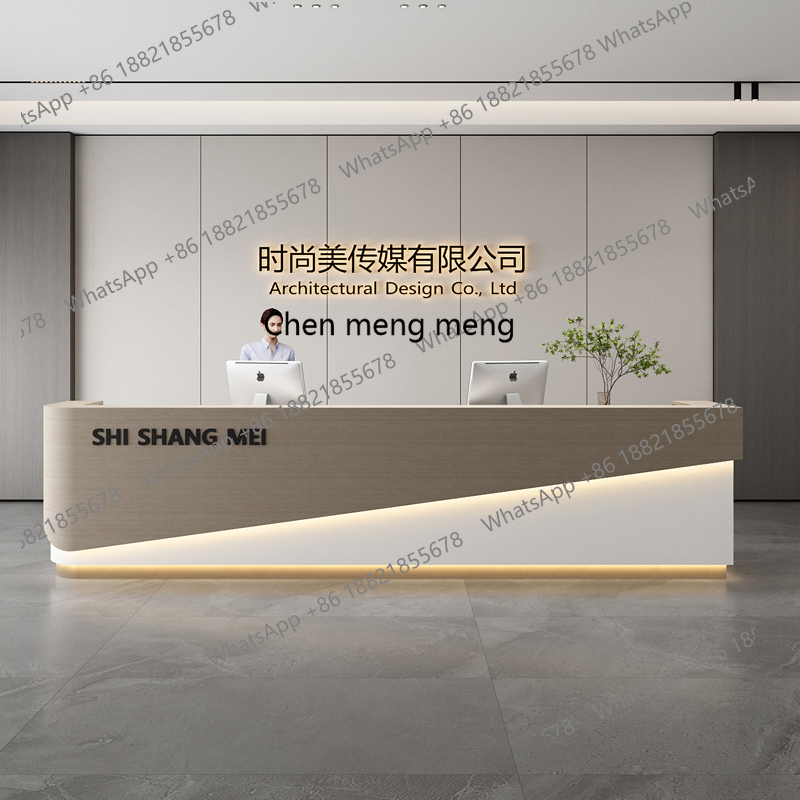 X188 シンプルでモダンなホテルロビー、サービスデスク、フ - Reception Desk Counter のレビューと価格