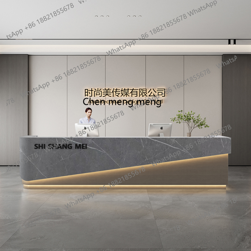 X188 シンプルでモダンなホテルロビー、サービスデスク、フ - Reception Desk Counter のレビューと価格