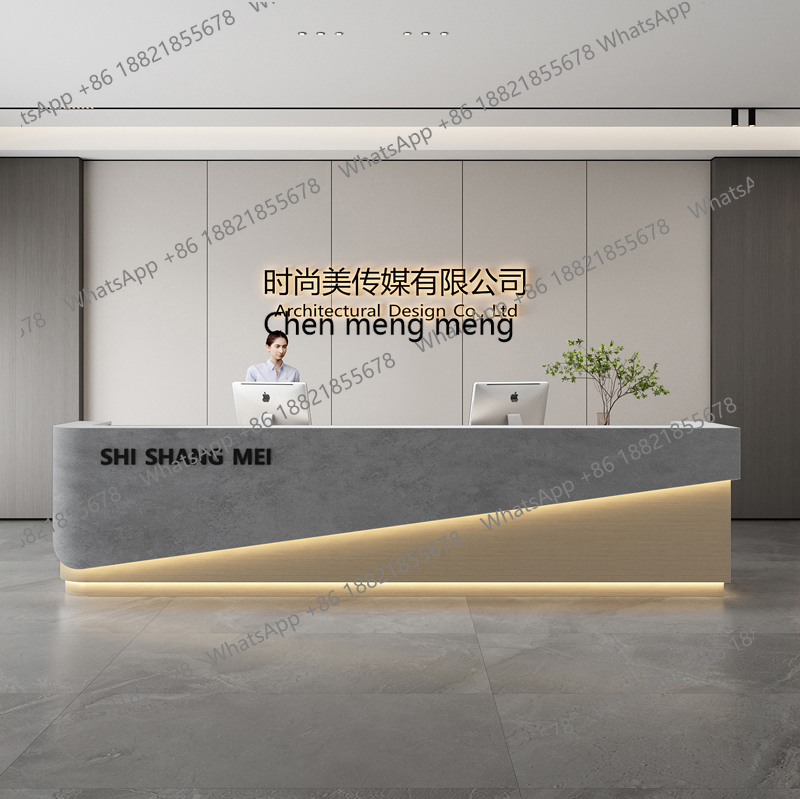 X188 シンプルでモダンなホテルロビー、サービスデスク、フ - Reception Desk Counter のレビューと価格