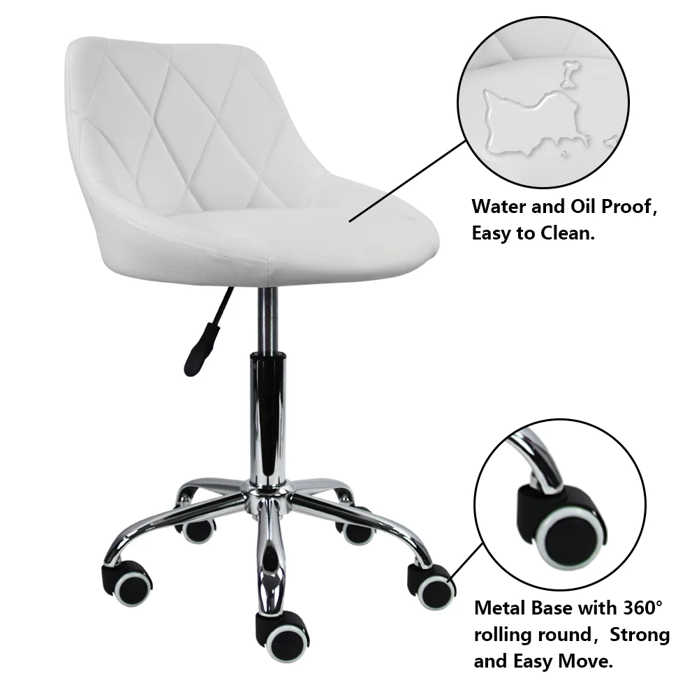 CANBOUN ミッドバック PU レザー高さ調節可能な回転 - Task Chair Mid Back のレビューと価格