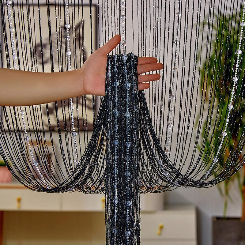1枚 100×200cm クリスタルビーズストリングカーテン - Partition Screen Divider のレビューと価格