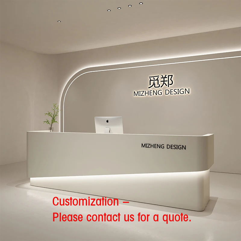 カスタムモダンシンプルMDF受付カウンター部門ホテル幼稚園美 - Reception Desk Counter のレビューと価格