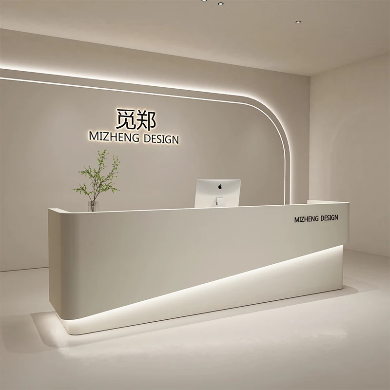 カスタムモダンシンプルMDF受付カウンター部門ホテル幼稚園美 - Reception Desk Counter のレビューと価格