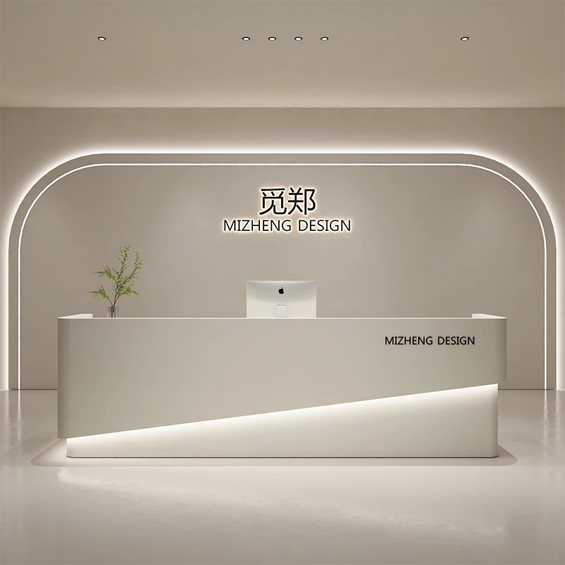カスタムモダンシンプルMDF受付カウンター部門ホテル幼稚園美 - Reception Desk Counter のレビューと価格