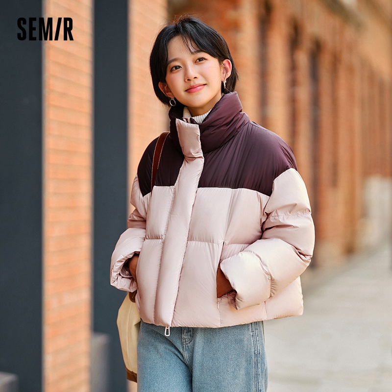 セミールダウンジャケット女性防水ルーズシンプル2026新しい - Coat Rack Standing のレビューと価格