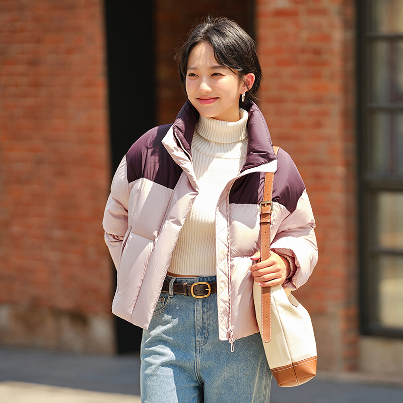 セミールダウンジャケット女性防水ルーズシンプル2026新しい - Coat Rack Standing のレビューと価格