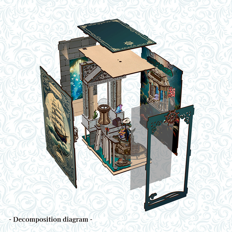 3D 木製 DIY ブックエンドパズル手作りミニモデルキット - Office Furniture Solutions のレビューと価格