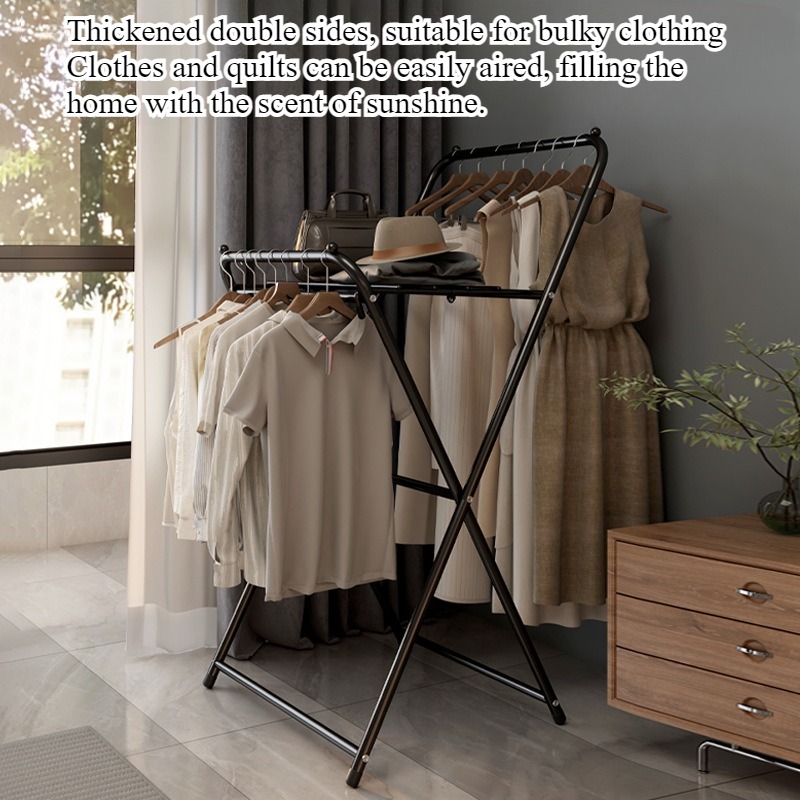 衣類乾燥ラック 床から天井まで 家庭用 寮 折りたたみ式 寝 - Coat Rack Standing のレビューと価格