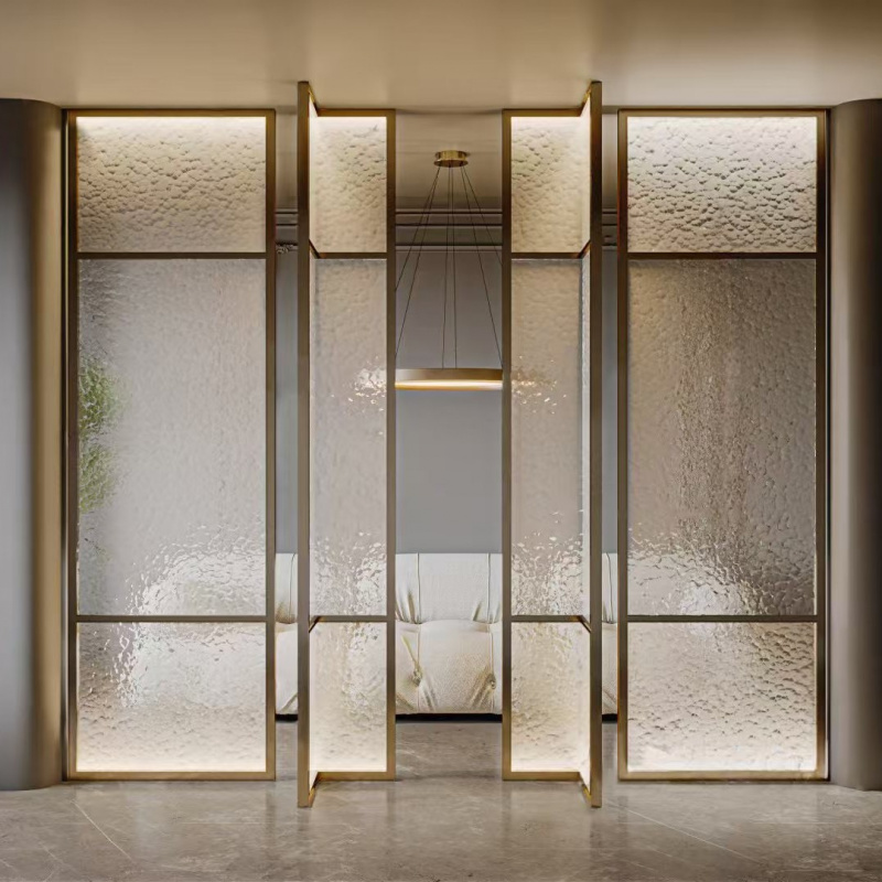 カスタムモダンステンレススチール製ルームディバイダー/間仕切 - Partition Screen Divider のレビューと価格