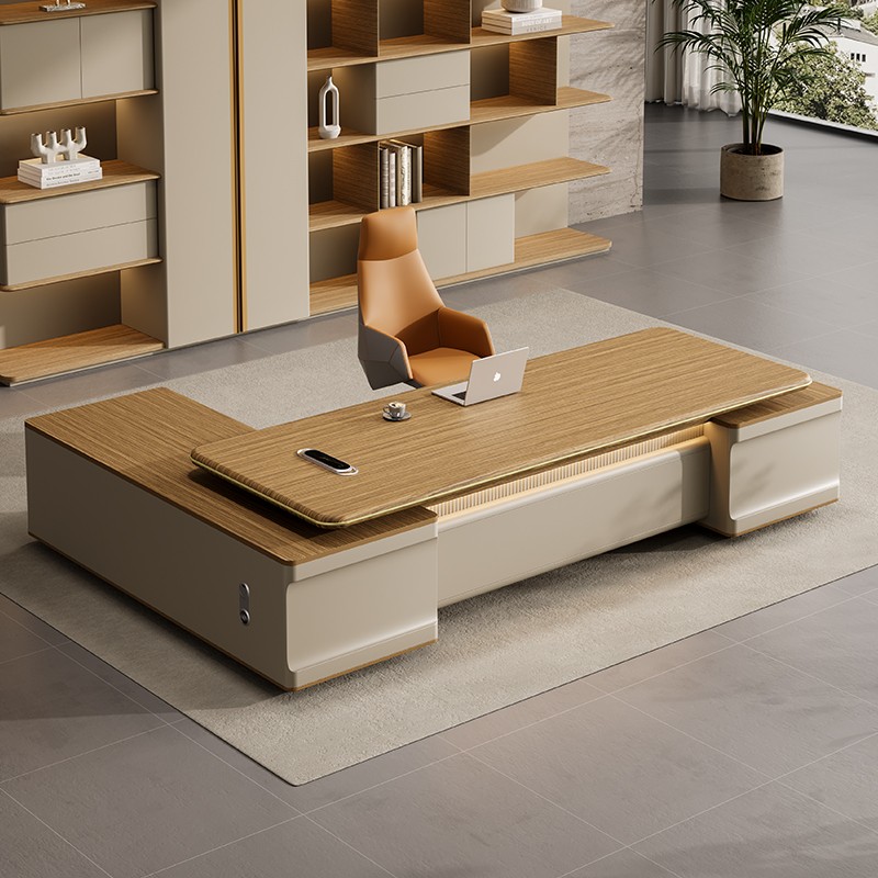 マネージャー CEO 社長 オフィス家具 高級 L字型 ディ - Office Furniture Solutions のレビューと価格