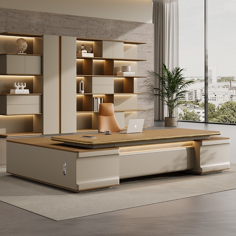 マネージャー CEO 社長 オフィス家具 高級 L字型 ディ - Office Furniture Solutions のレビューと価格