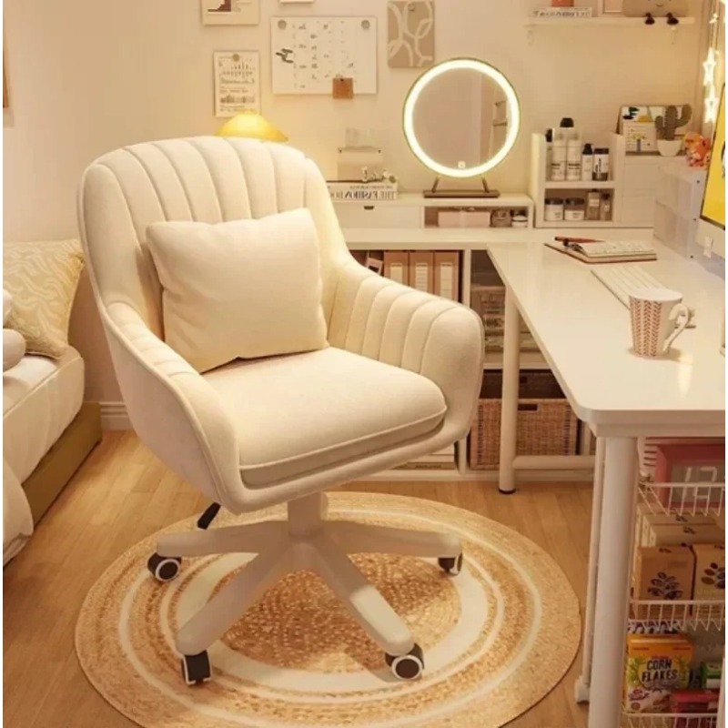 モダンなベルベットホームオフィスチェアミッドバックコンピュー - Task Chair Mid Back のレビューと価格