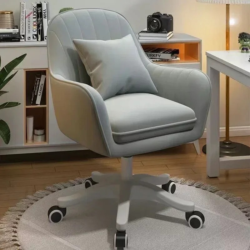 モダンなベルベットホームオフィスチェアミッドバックコンピュー - Task Chair Mid Back のレビューと価格