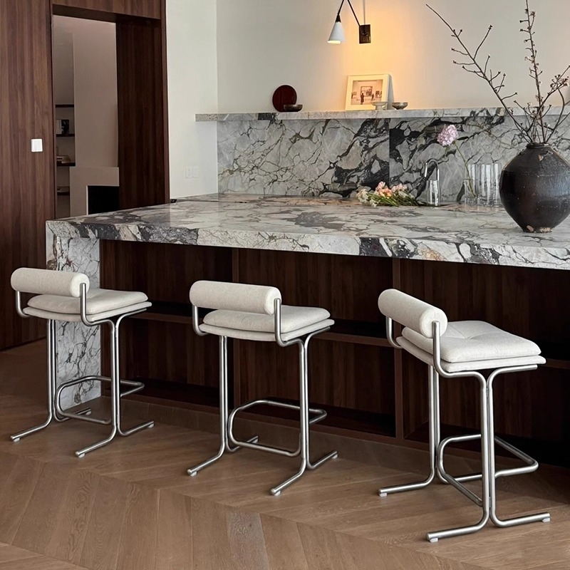 バウハウス風バースツールデザイナーステンレススチールキッチン - Reception Desk Counter のレビューと価格