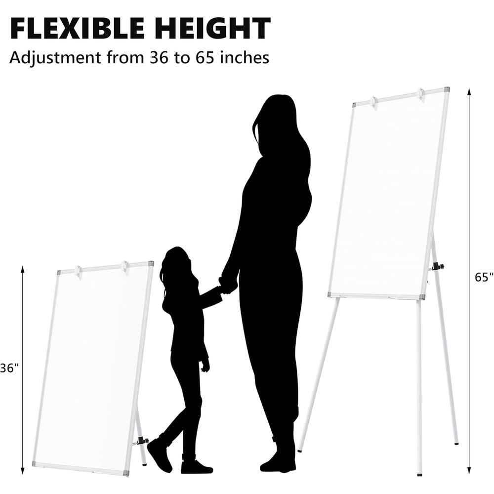 大型ホワイトボードイーゼルスタンド付き、36 x 24インチ - Whiteboard Easel Tripod のレビューと価格