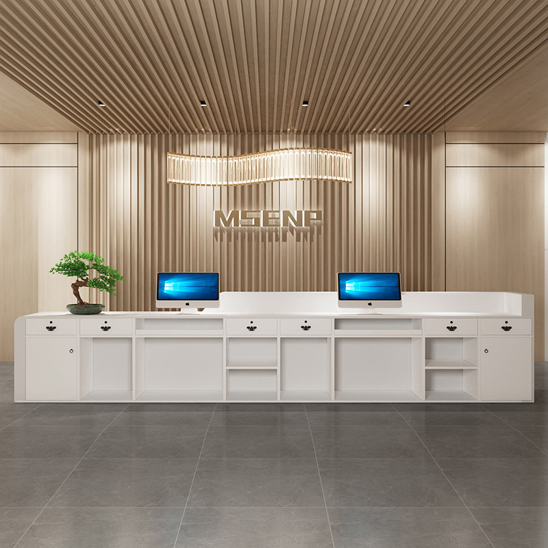 高級モダンなレジカウンター 中国風企業ホテルロビーのレジカウ - Reception Desk Counter のレビューと価格