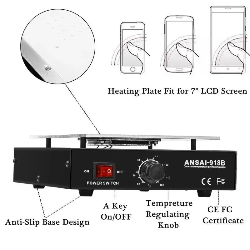 450W 耐久性のある 7 インチ電話 LCD スクリーンセ - Partition Screen Divider のレビューと価格