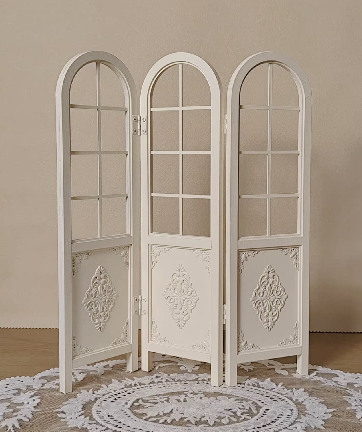 素朴なミニチュアルームディバイダースクリーンヴィンテージガー - Partition Screen Divider のレビューと価格