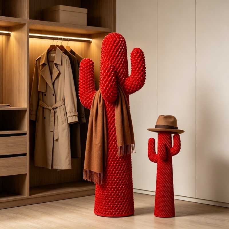 グラスファイバー製サボテンコートラック、クリエイティブな帽子 - Coat Rack Standing のレビューと価格