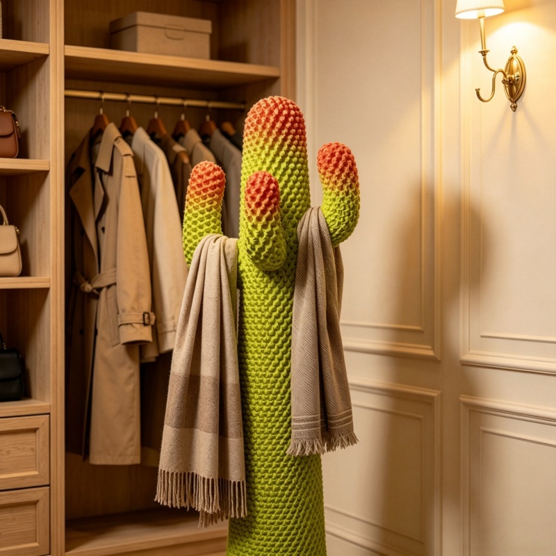 グラスファイバー製サボテンコートラック、クリエイティブな帽子 - Coat Rack Standing のレビューと価格