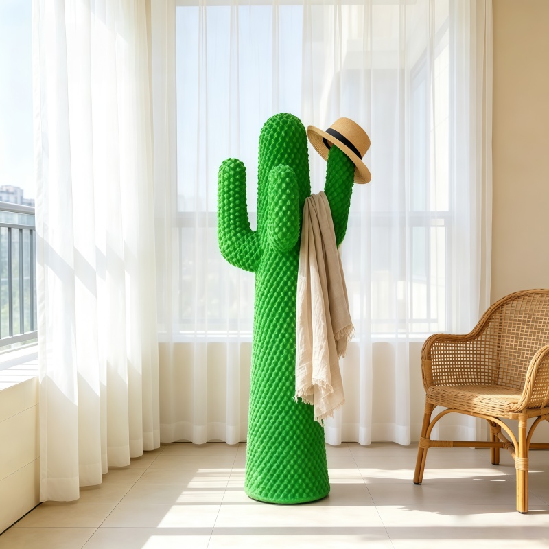 グラスファイバー製サボテンコートラック、クリエイティブな帽子 - Coat Rack Standing のレビューと価格