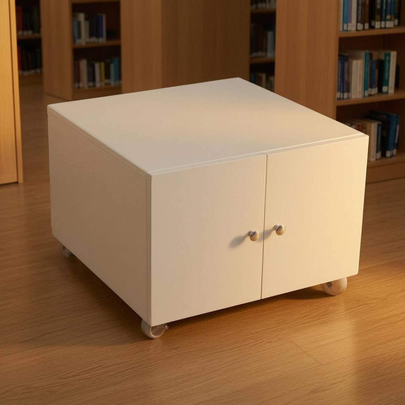 オフィス家具 スチール製キャスター付きキャビネット エンクロ - Office Storage Cabinet のレビューと価格