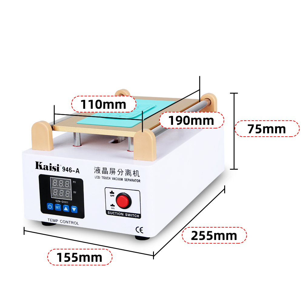 Kaisi 946A LCDスクリーンタッチスクリーン分離機 - Partition Screen Divider のレビューと価格