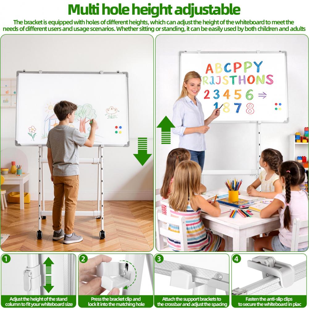 40x28インチ 磁気ホワイトボード スタンド付き、教室・オ - Whiteboard Easel Tripod のレビューと価格