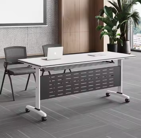 モダンな折りたたみ式学習テーブル、オフィス会議室用折りたたみ - Office Furniture Wholesale のレビューと価格