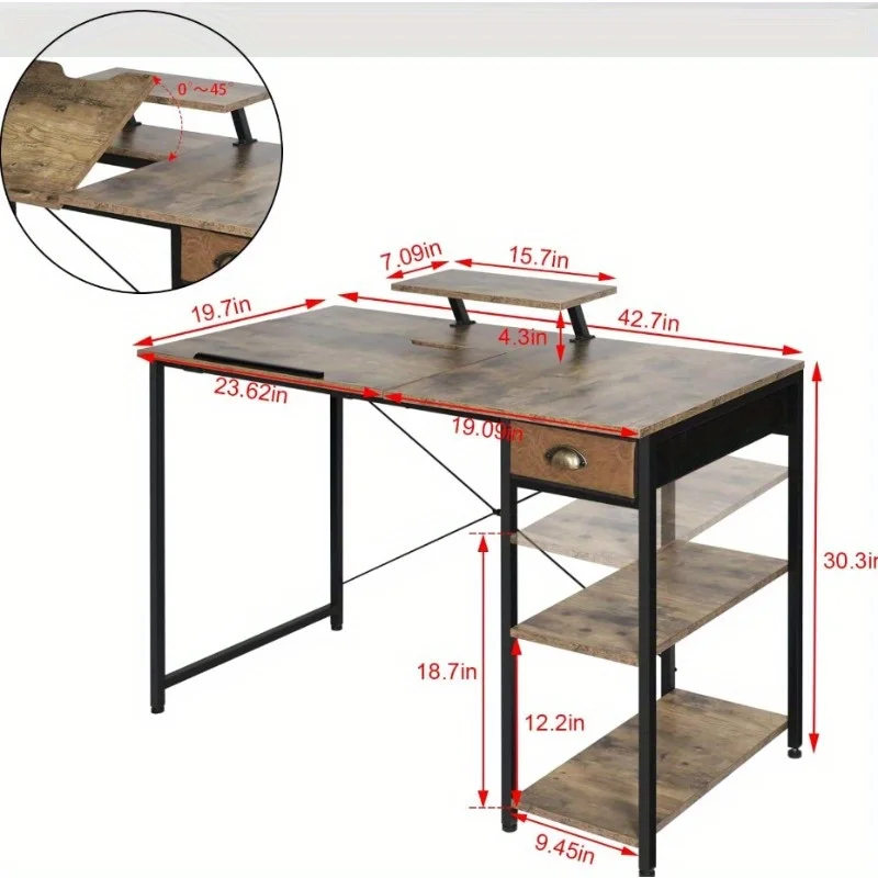 新しいアート描画デスク、絵画作業台、オフィス、またはコンピュ - Office Furniture Solutions のレビューと価格