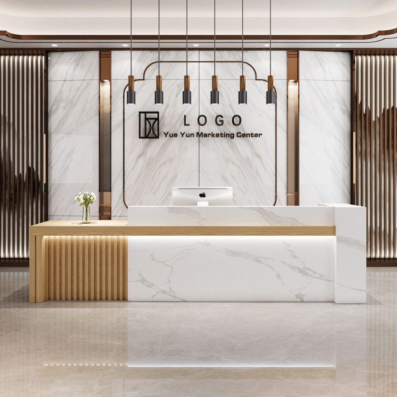 会社の受付カウンター、チェックアウトカウンター、衣料品店、ヴ - Reception Desk Counter のレビューと価格