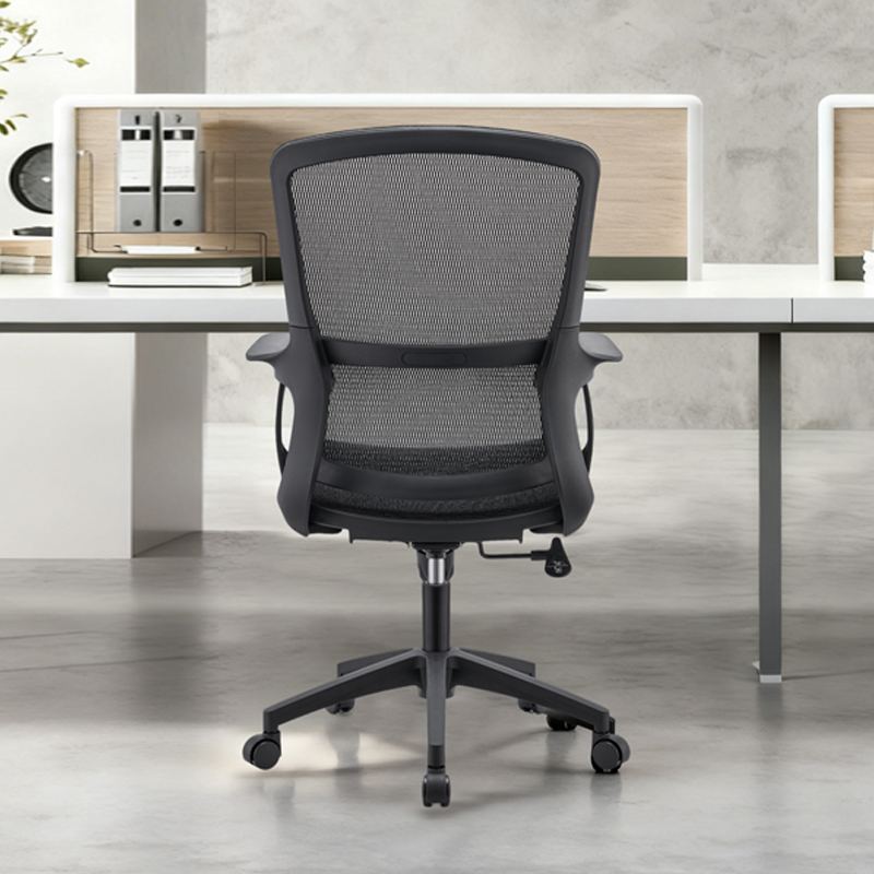 ミッドバックメッシュオフィスチェア回転式高さ調節可能ランバー - Task Chair Mid Back のレビューと価格