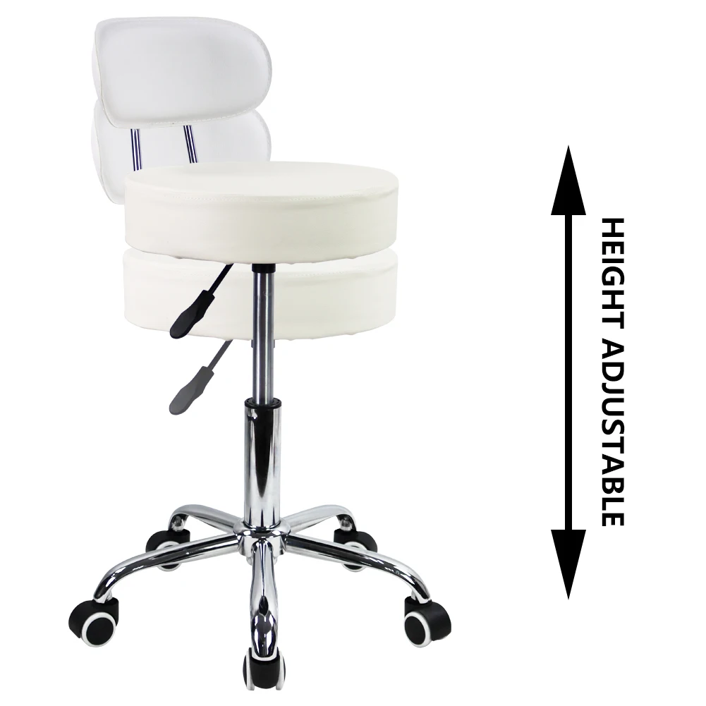 CANBOUN PU レザーローリングスツールミッドバック高 - Task Chair Mid Back のレビューと価格