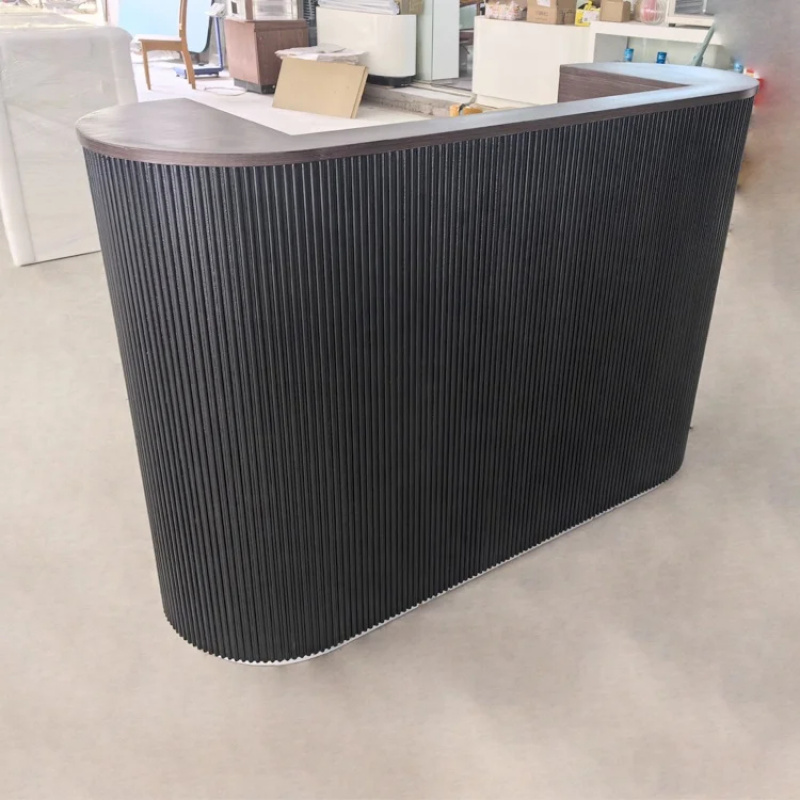 カスタムメイドのモダンなMDFサロン受付デスク、木製フロント - Reception Desk Counter のレビューと価格