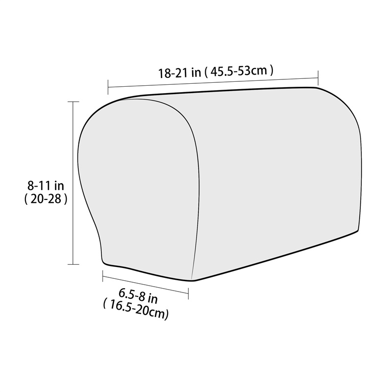 2 ピース/セットベルベットソファアームチェアカバー滑り止め - Office Furniture Solutions のレビューと価格